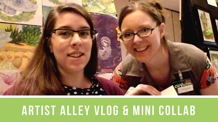 Artist Alley Vlog | A Weekend at Con-Volution & Mini Collab with Jennifer Charlee