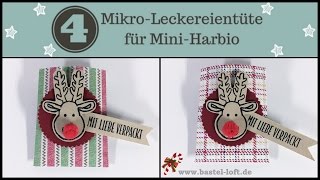 Adventskalender – Tag 4 – 5 Minuten Goodie - Mikro-Leckereientüte für Mini Harbio - Stampin'Up!