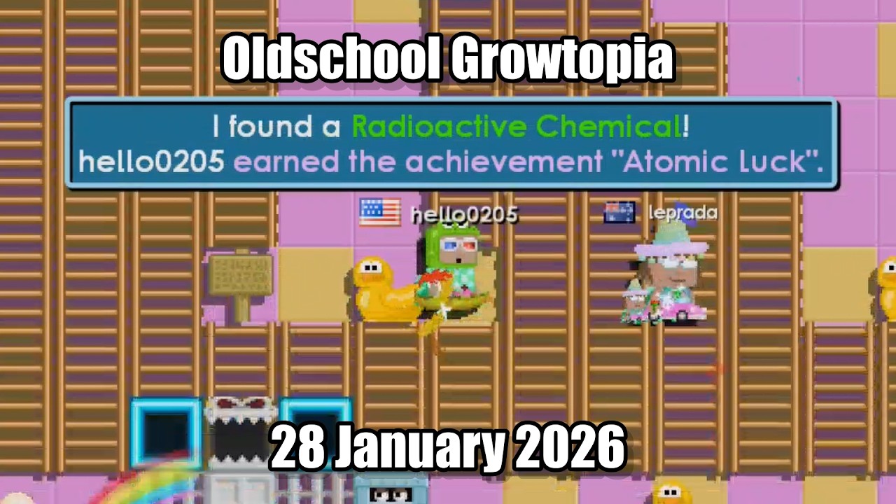 Oldschool Growtopia 28 January 2026, Unexpected Moment on Comet Day!