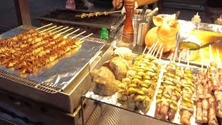 Korea Street Food! Myeong Dong shopping street with a lot of street food stalls | EAT | KOREA