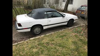 Player Profile Look at a 1990 Chrysler LeBaron