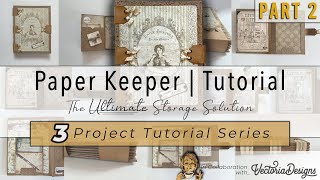 Paper Keeper Tutorial | Vectoria Designs I'm a Writer Kit [PART 2]