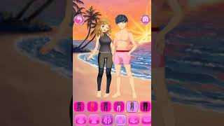 Anime Couple Dress Up - Online Free Game at 123Games.App screenshot 5