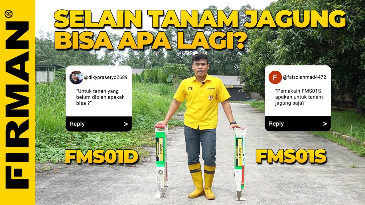 SELAIN TANAM JAGUNG, BISA APA LAGI? | Q&A MANUAL SEEDER FMS01S & FMS01D