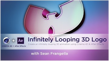 Cinema 4D Lite Tutorial - Create an infinitely looping 3D logo - Sean Frangella