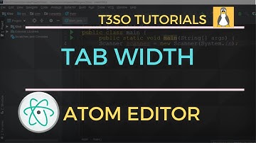 How to Set Tab Width in Atom Editor