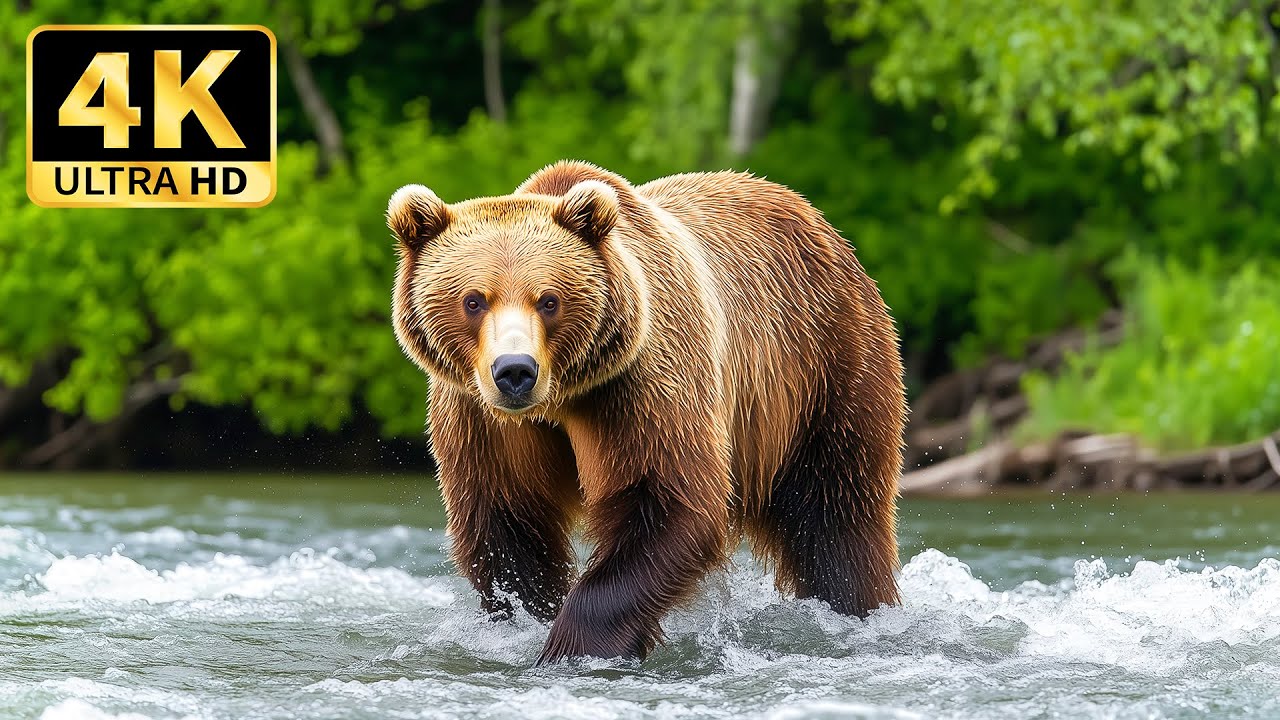 Global Wildlife in 4K – Tranquil Animal Encounters with Relaxing Sounds