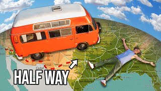 I’m Crossing The U.S In My DIY Tesla Van - Day 8