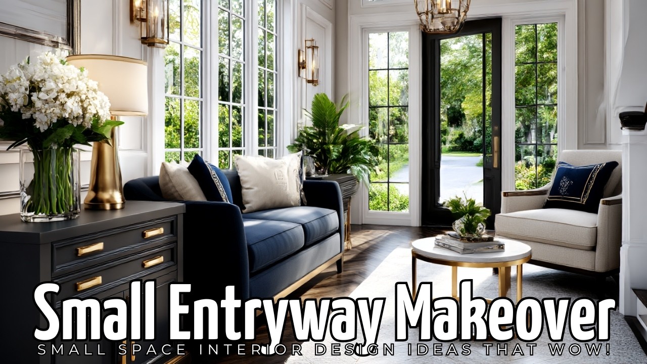 Ralph Lauren Entryway Makeover: Small Space Interior Design Ideas That ...
