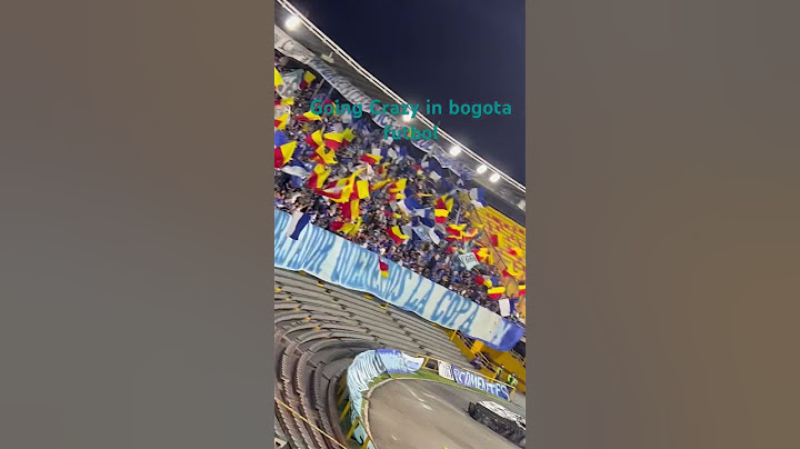 Fans going crazy in bogota! #colombia #bogota #futbol #soccer #estadio #football #barranquilla