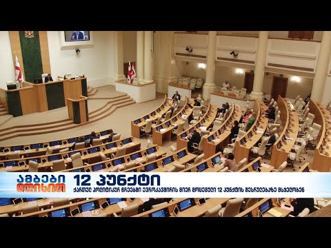 12 პუნქტი და პოლიტიკური გეგმები