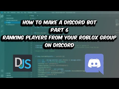 Ranking Players On Your Roblox Group From Discord Discord Bot Making Series Youtube - roblox discord rank bot