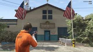 GTA 5 - Trevor’s Bolingbroke Prison Escape   Ten Star Escape