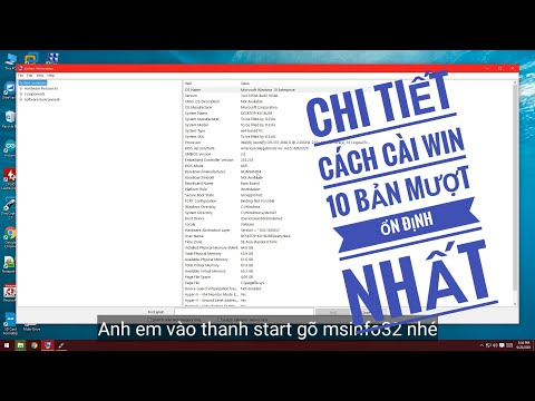 Video CHI TIẾT CÁCH CÀI BẢN WIN 10 GỐC CHO MÁY CẤU HÌNH YẾU... - youtube