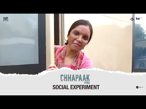 Malti on the move. | A Chhapaak Social Experiment | Deepika | Vikrant | Meghna | 10 January 2020