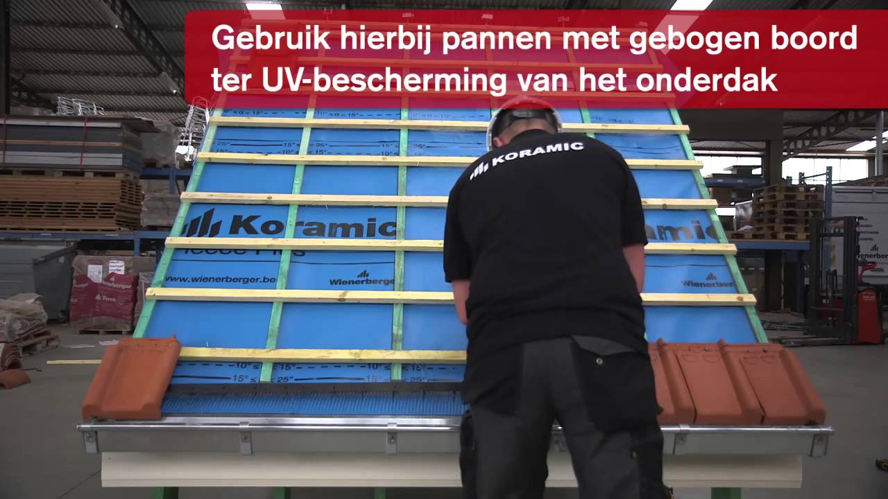 Dubbelzinnigheid Inhalen Edele Hoe dakpannen leggen? | Koramic - YouTube