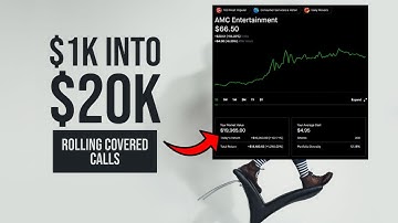 HOW I TURNED $1,500 INTO $21,000 ON AMC STOCK! - My Watchlist - HOW TO Roll Over Covered Calls!