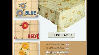 Sunflowers Tablecloth