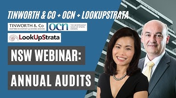 NSW: Annual Strata Audits and Financial Statements Webinar + Q&A | LookUpStrata + OCN