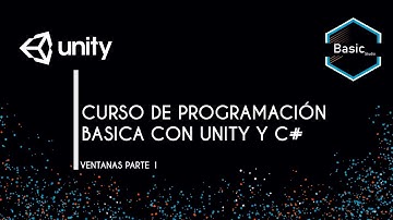 Curso de programación Basica con Unity y c# | Ventanas Parte 1