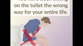 Cara Duduk Di Toilet Yang Benar..