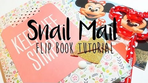 Penpal/Snail Mail Flip Book Tutorial