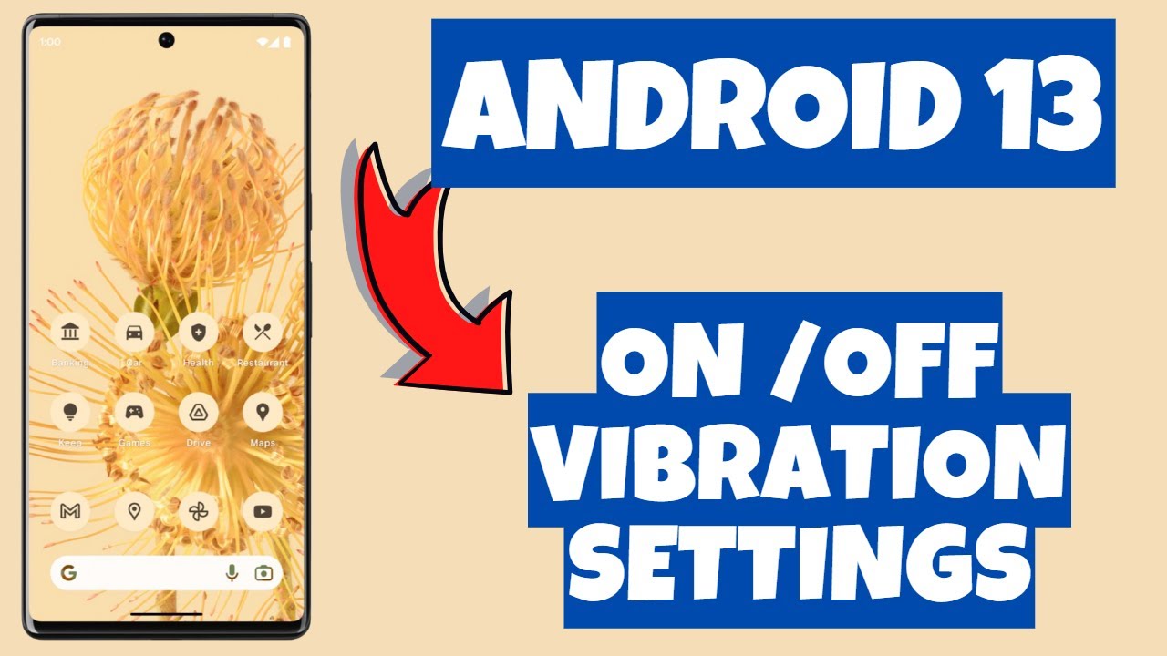 ON /OFF Vibration Settings on Android 13 Vibration not working {2023} YouTube