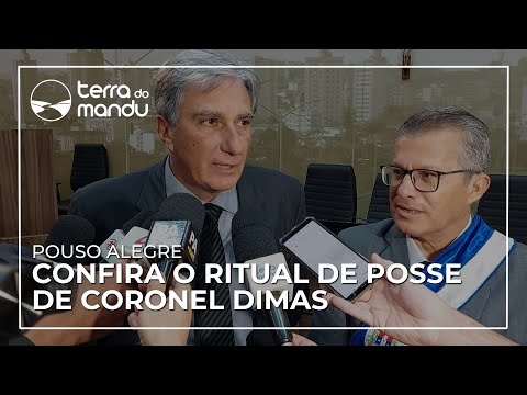 Coronel Dimas toma posse como prefeito de Pouso Alegre