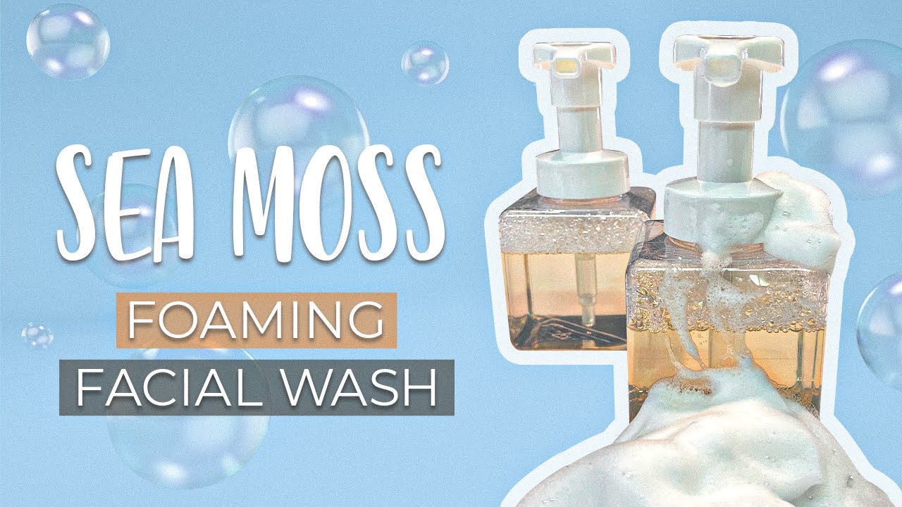 Пенящееся средство для умывания лица из морского мха своими руками (руководство по приготовлению ...