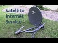 Satellite Internet Service ViaSat, Explornet rural dish installation