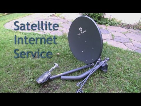 Satellite Internet Service ViaSat, Explornet rural dish installation