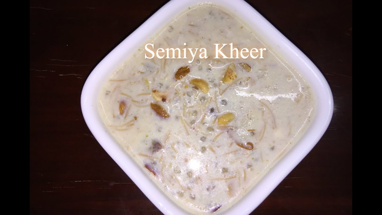 Semiya Payasam Recipe / Semiya Kheer Recipe / Semiya & Saggubiyyam payasam Recipe | Nagaharisha Indian Food Recipes