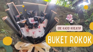 IDE KADO KREATIF UNTUK COWOK | BUKET ROKOK | BUKET HITAM