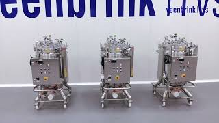 Mobile 350-litre process vessels