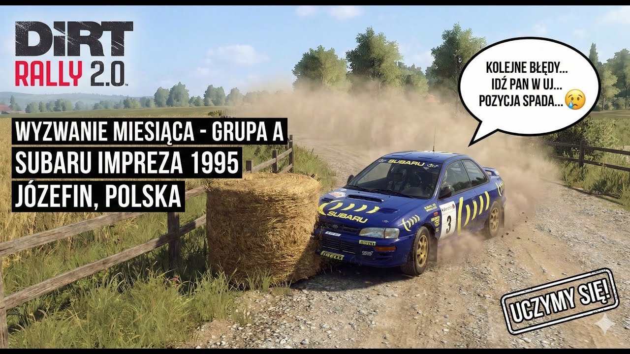 Dirt Rally 2.0 - Wyzwanie miesiąca - Grupa A - Subaru Impreza 1995, Józefin, Polska