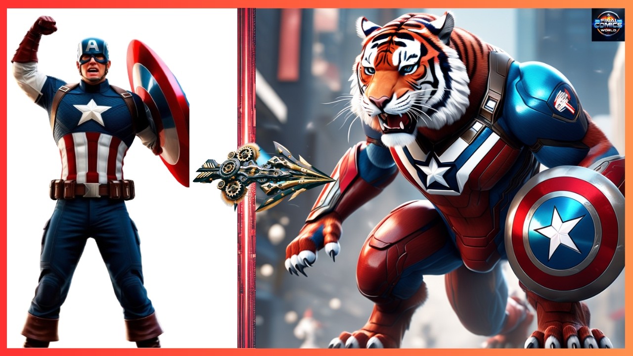 AVENGERS But TIGER🐯 VENGERS 🔥All Characters marvel & DC 2024💥
