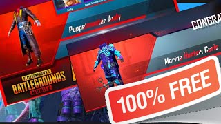 1000% FREE MYTHIC OUTFIT CARLO AND ANDY | PUBG MOBILE |