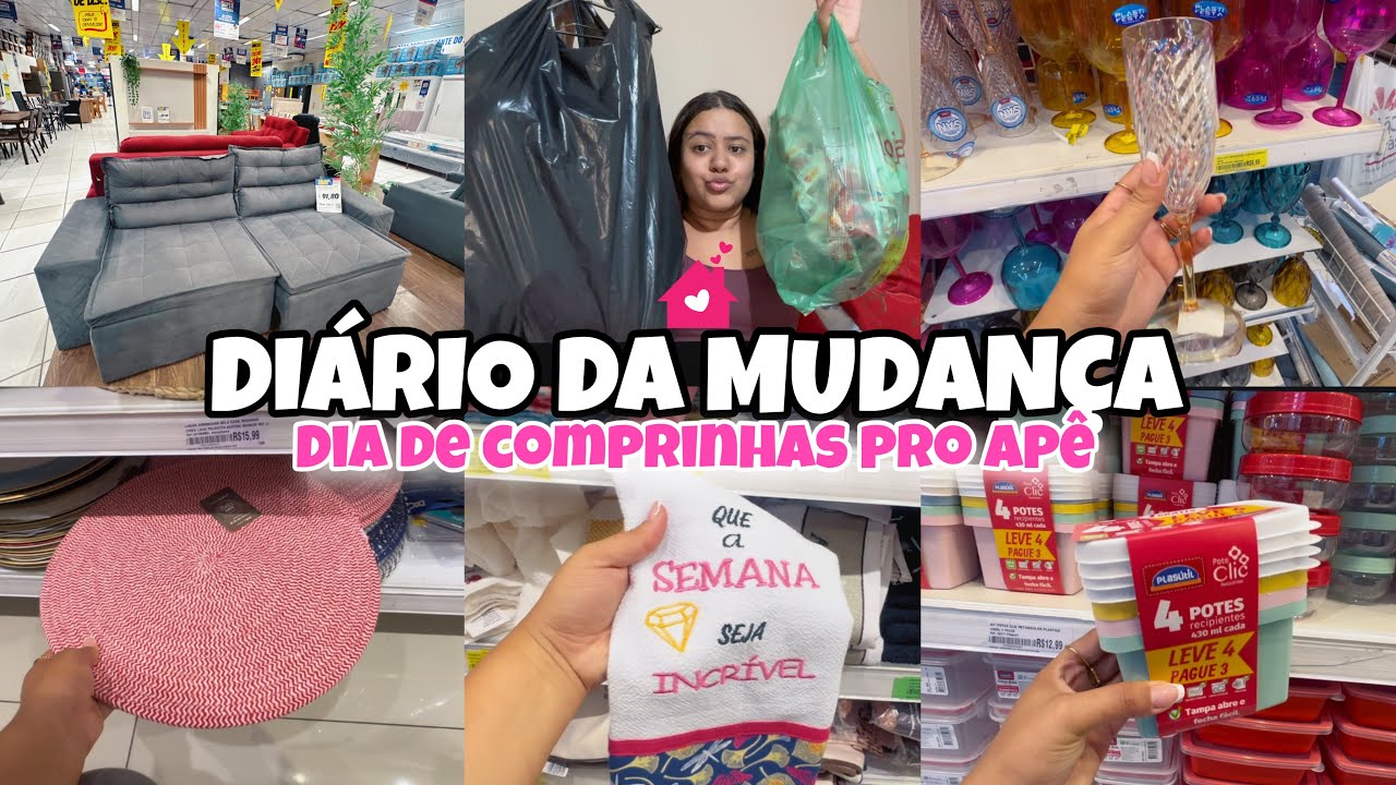 DIÁRIO DE MUDANÇA ep.2 | COMPRANDO OS MÓVEIS PARA O APÊ NOVO🥹PRIMEIRAS COMPRINHAS PRO NOSSO NOVO LAR