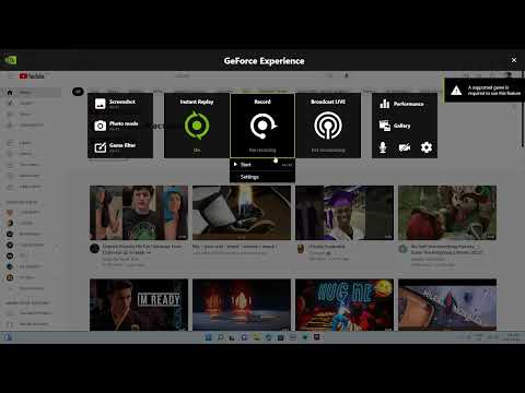 GeForce experience not letting you record desktop-UNFIXABLE