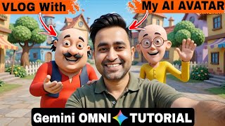 Google OMNI Tutorial: Create AI VLOG with 3D Cartoon 🤯 | Long AI Video Kaise Banaye! screenshot 3