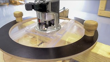 Great router Jig! Cut circles Without any Holes.