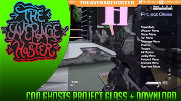 COD: Ghosts 1.10 Online Mod Menu - Project Glass - RTM Menu - w/Download