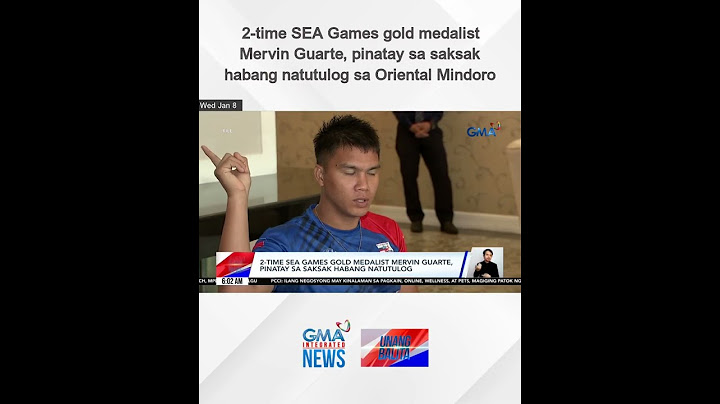 2-time SEA Games gold medalist Mervin Guarte, patay sa pananaksak | Unang Balita