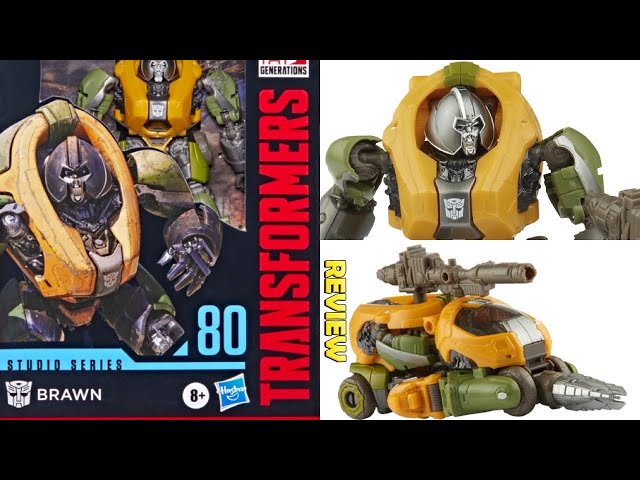 Transformers Studio Series Deluxe Transformers: the Movie 86-22 Brawn  Action Figure (4.5”)