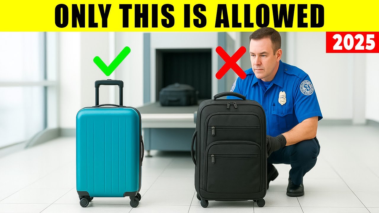 TSA 2025 Carry-on Rules EXPOSED: These Bags Will be APPROVED Now! - YouTube