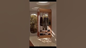 wardrobe animation and modeling in SketchUp  #sketchupvray #architecture