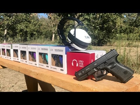 how many EAR MUFFS does it take to stop a bullet?