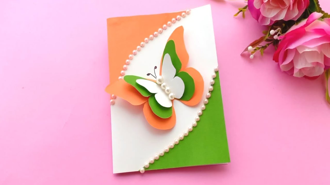 How To Make Republic Day Card Handmade Easy Card Tutorial Youtube