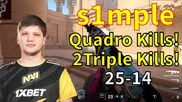 CS2 s1mple POV Faceit Anubis (25-14) | 24/06/18 #cs2 #demo