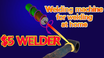 GENIAAL IDEE! Hoe maak je thuis een eenvoudig mini-lasapparaat van $ 5? Goedkope doe-het-zelf-bat...